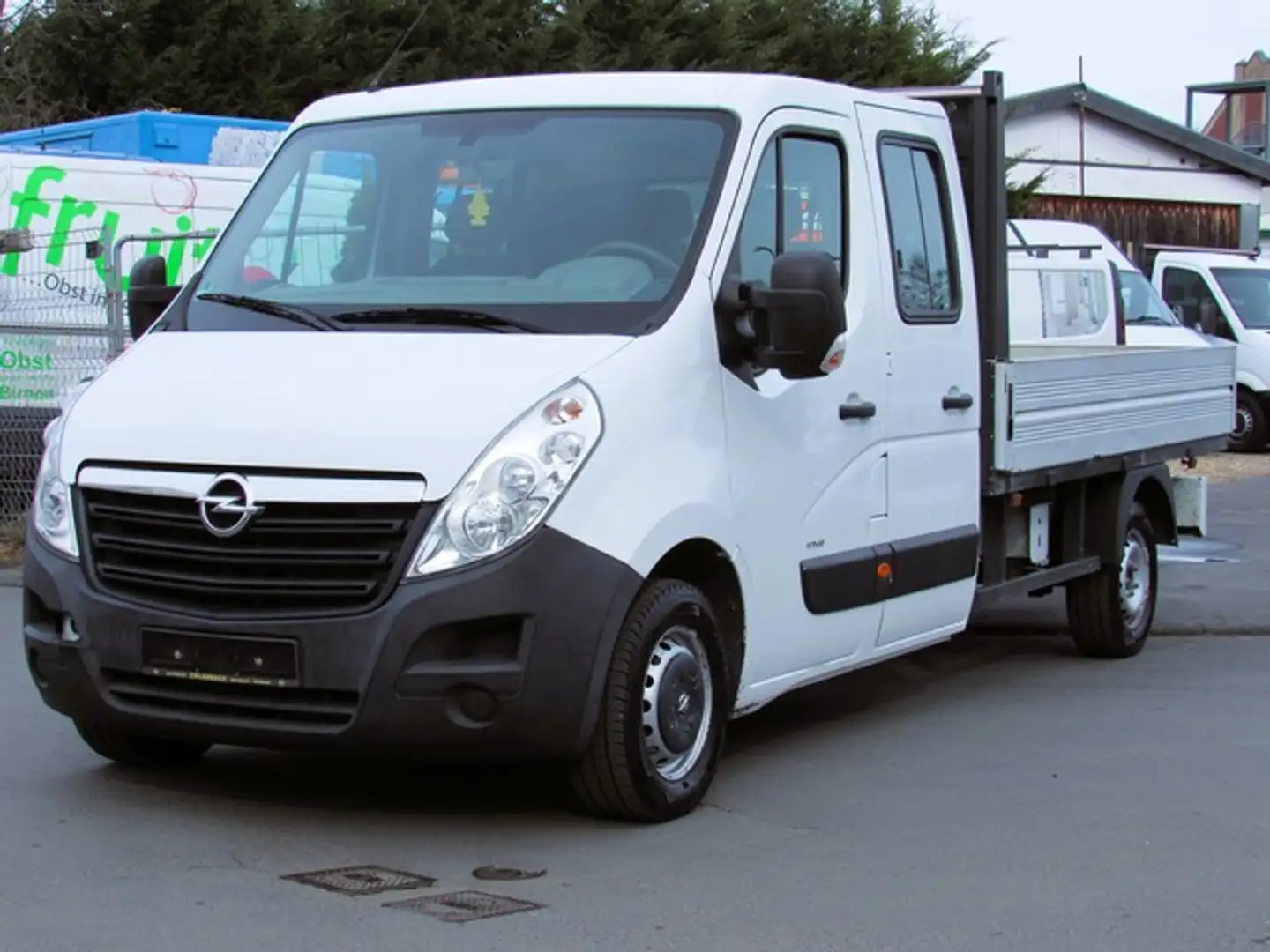 Opel Movano DoKa Pritsche 3,5t 7-Sitzer AHK Blanc - 1