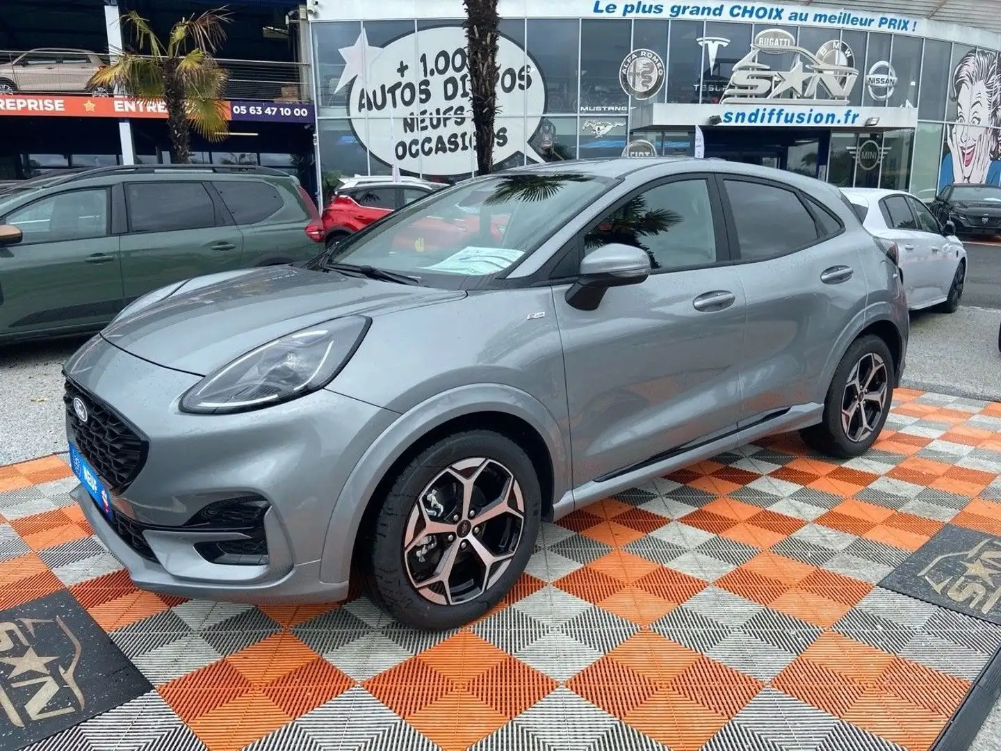 Ford Puma 1.0 ECOBOOST 125 MHEV POWERSHIFT ST LINE Gri - 1