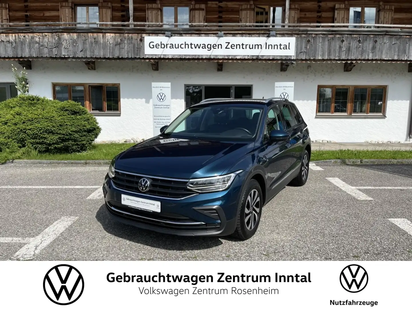 Volkswagen Tiguan 1,5 TSI DSG Active (LED+ACC+Navi) Klima Navi Blauw - 1