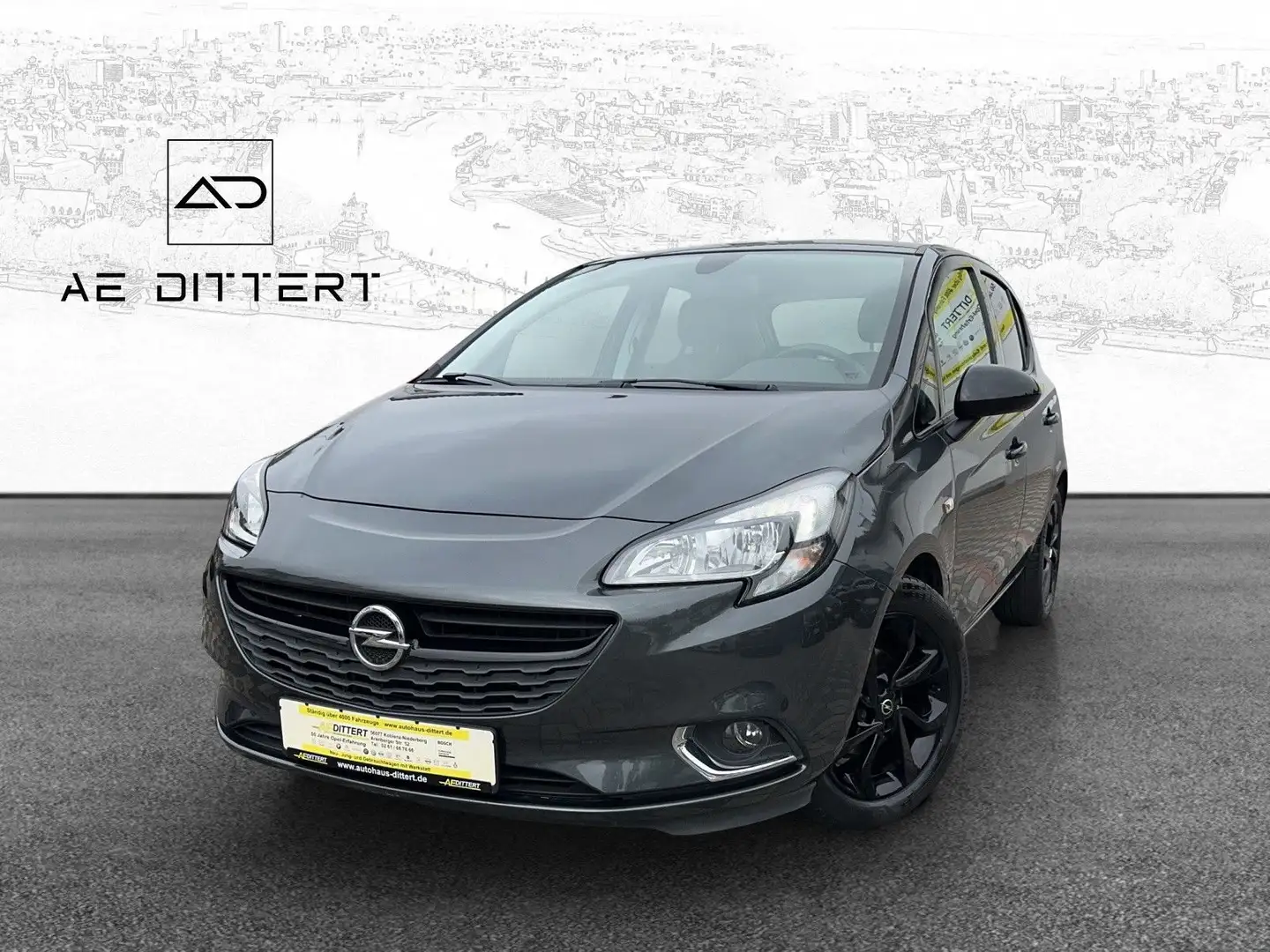 Opel Corsa E Color Edition+AplCar+SHZ+PP+ACA+AGR+ Grigio - 1