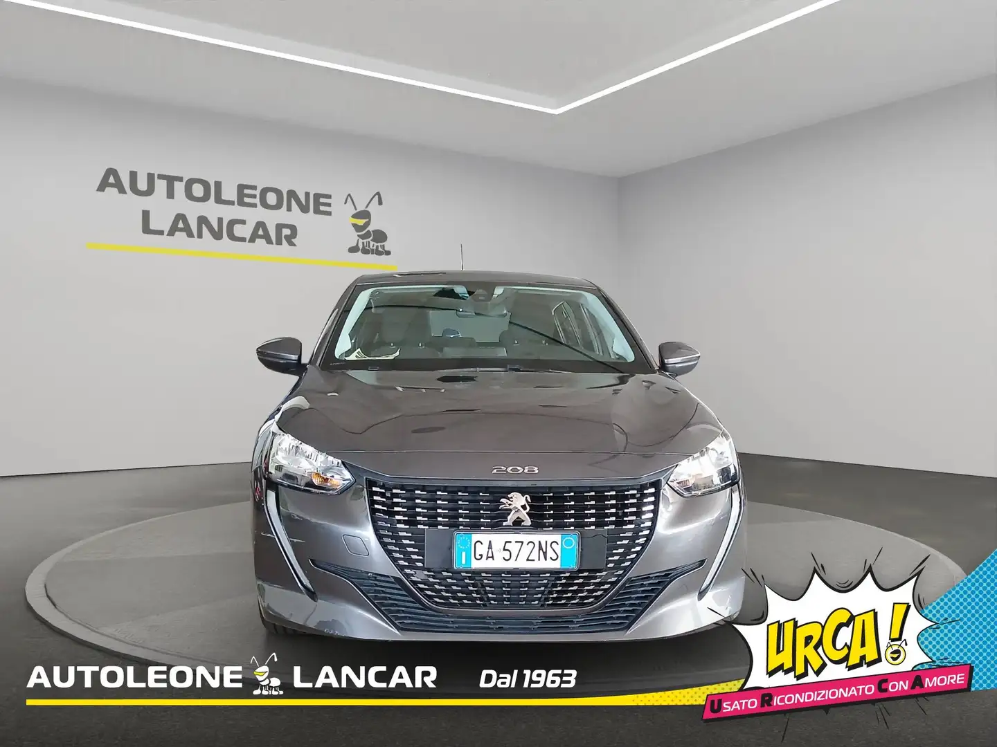 Peugeot 208 1.2 Puretech Active 75cv 1 PROPRIETARIO E6 Grigio - 2