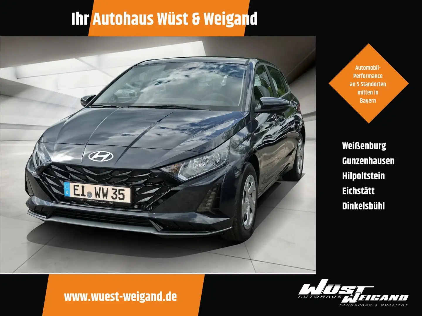 Hyundai i20 6-MT 2WD Select Funktionspaket Grau - 1