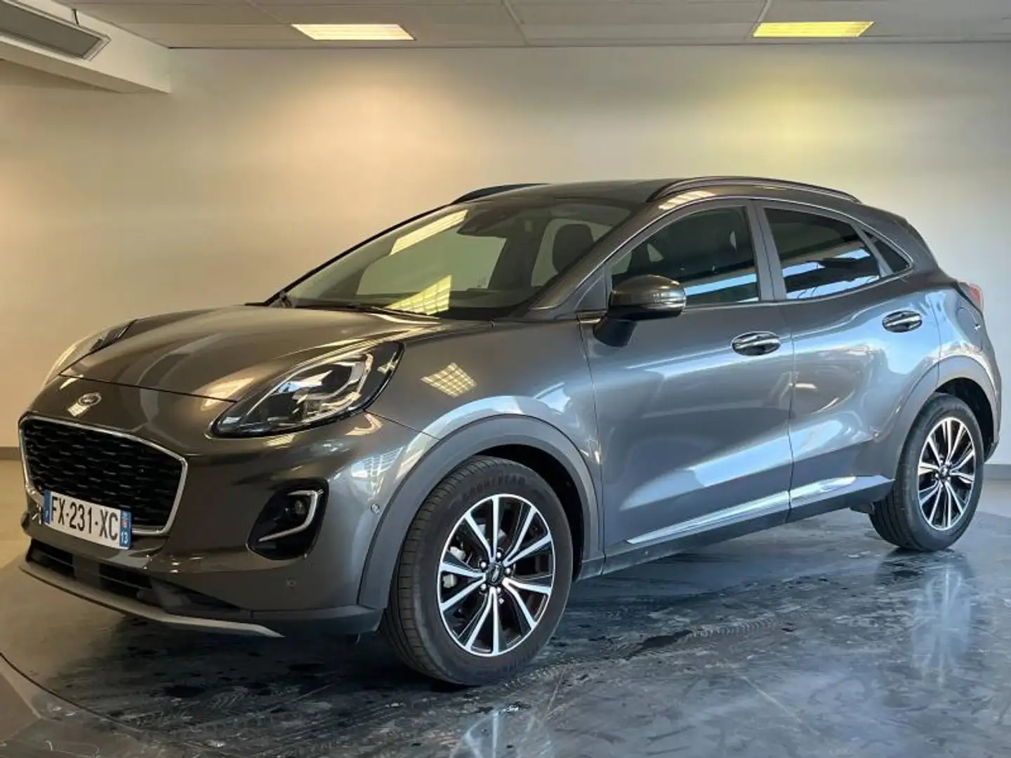 Ford Puma 1.0 EcoBoost 125ch mHEV Titanium + PACK SECURITE I Gris - 1
