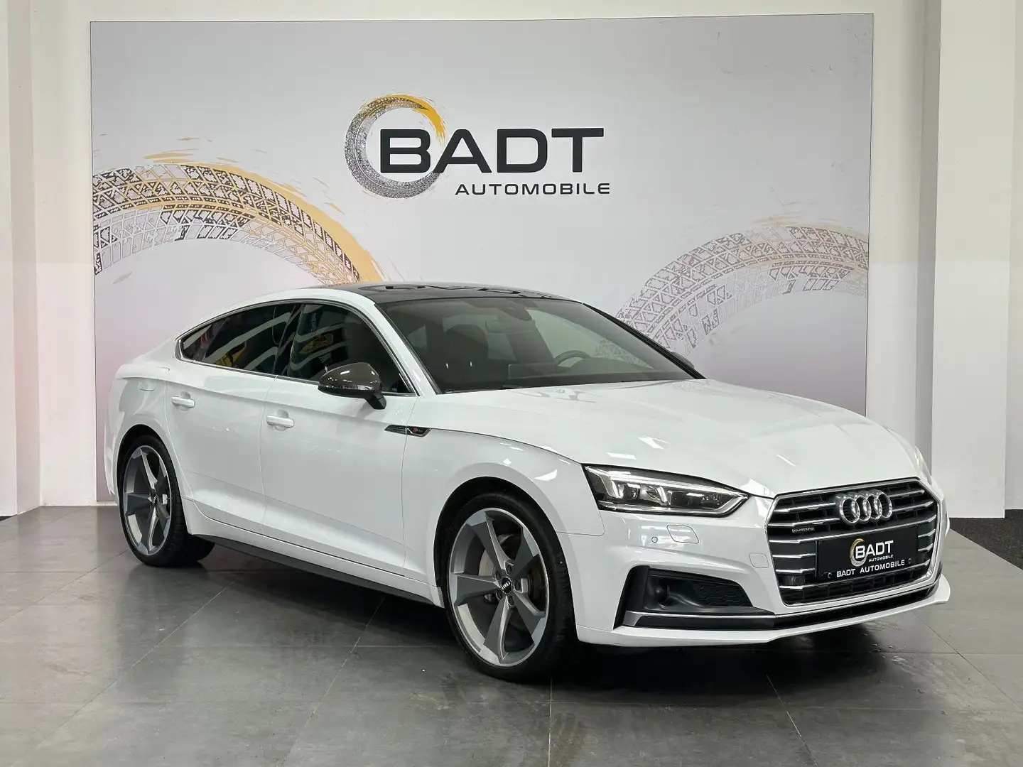 Audi A5 Sportback S-Line Carbon Head Up PANO Blanc - 1