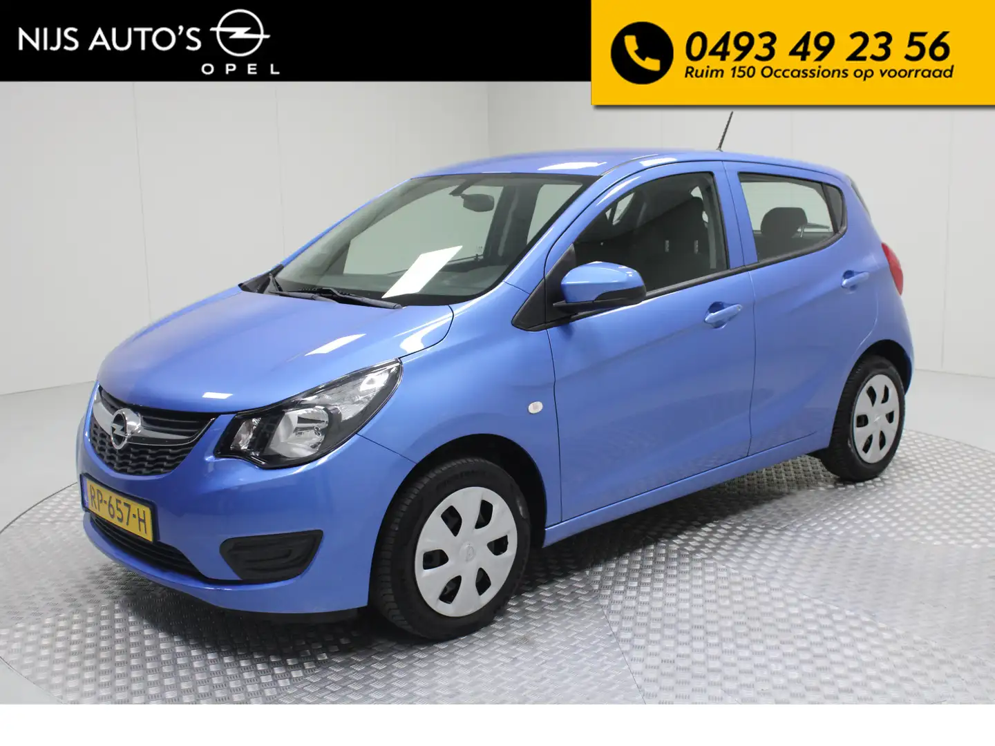 Opel Karl 1.0 ecoFLEX Edition | Airco / Cruise / Bluetooth Blauw - 1