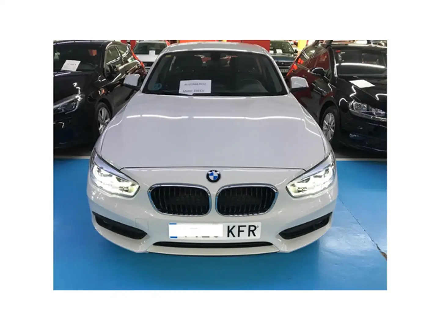 BMW 118 118dA Blanc - 2