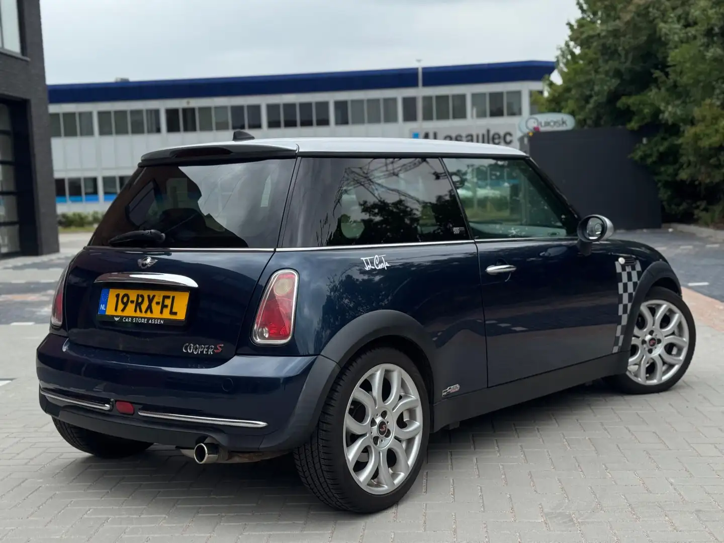 MINI John Cooper Works S 1.6 Checkmate JCW|AIRCO|CRUISE|LEER|NIEUWSTAAT Blauw - 2