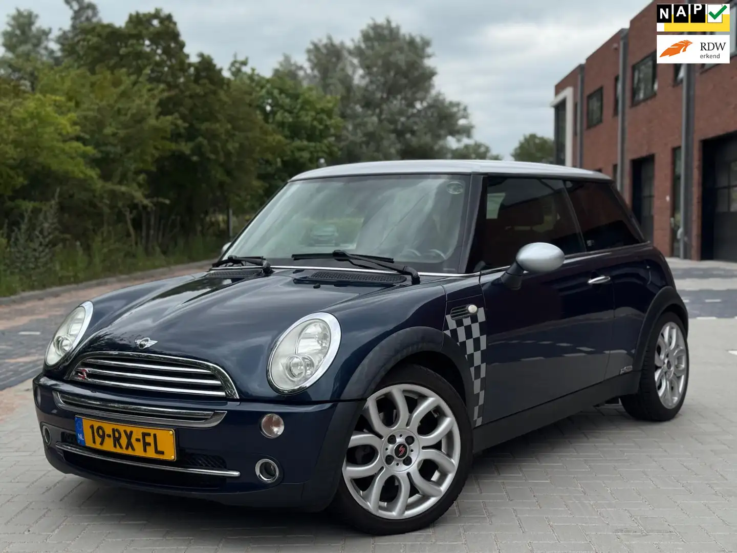 MINI John Cooper Works S 1.6 Checkmate JCW|AIRCO|CRUISE|LEER|NIEUWSTAAT Blauw - 1