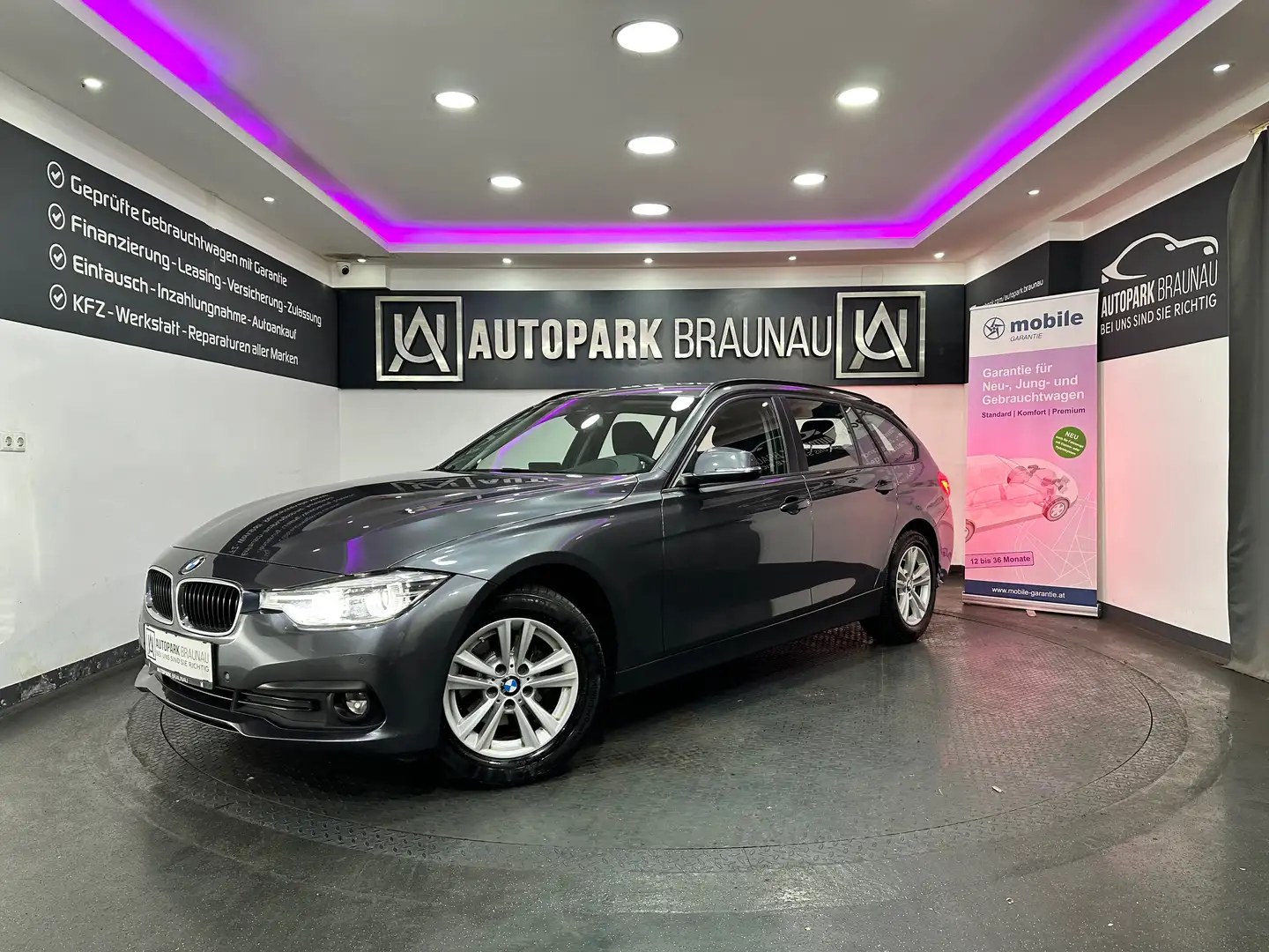 BMW 318 d Touring Advantage Aut. *NAVI*LED* Grau - 1