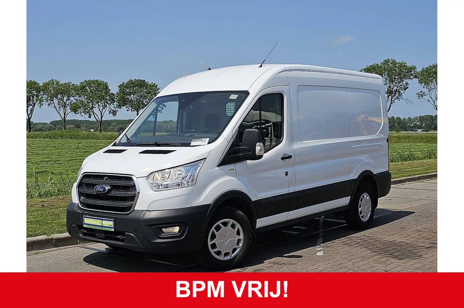 Ford Transit 350 2.0 TDCI L2H2 Trend Navi Euro6 Airco Oh-Histor Weiß - 1