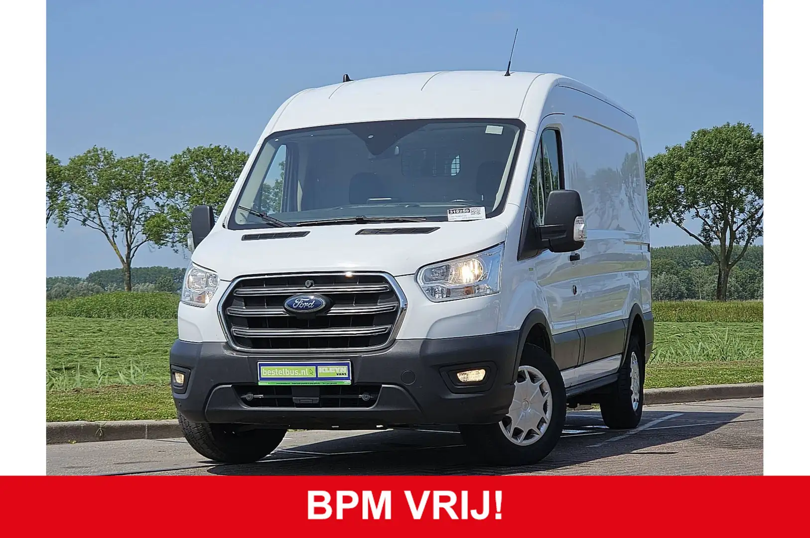 Ford Transit 350 2.0 TDCI L2H2 Trend Navi Euro6 Airco Oh-Histor Weiß - 2