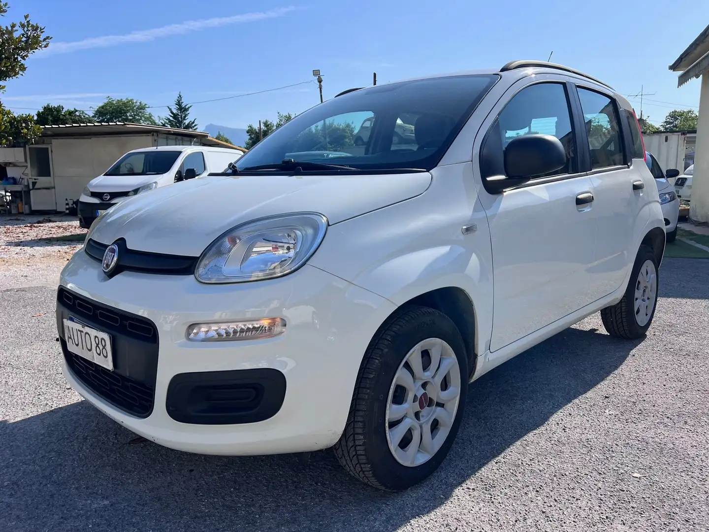 Fiat Panda Panda 0.9 t.air t. natural power Easy 80cv Blanc - 1