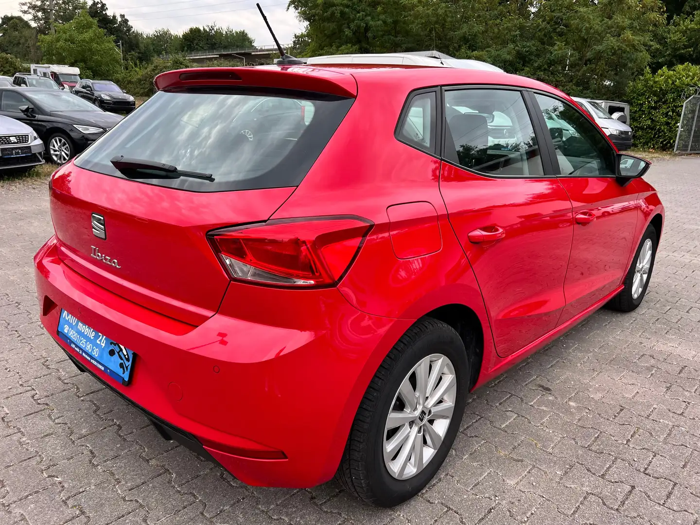 SEAT Ibiza Style 1.0 TGI CNG Erdgas PDC SHZ LED GRA MFL... Rot - 2