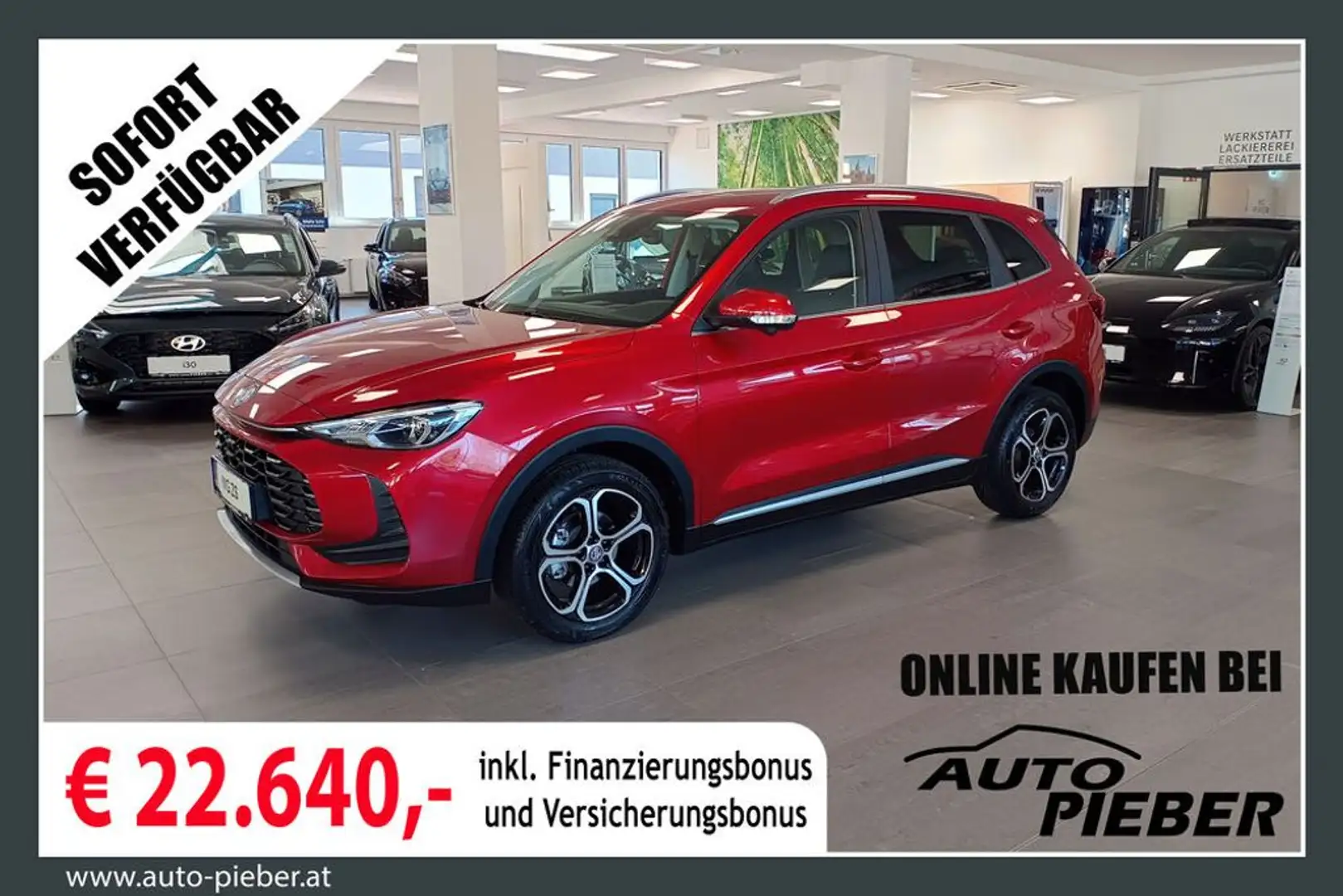 MG ZS ZS+ Deluxe 1.5 VTi *LED*Navi*Klima* Rouge - 1
