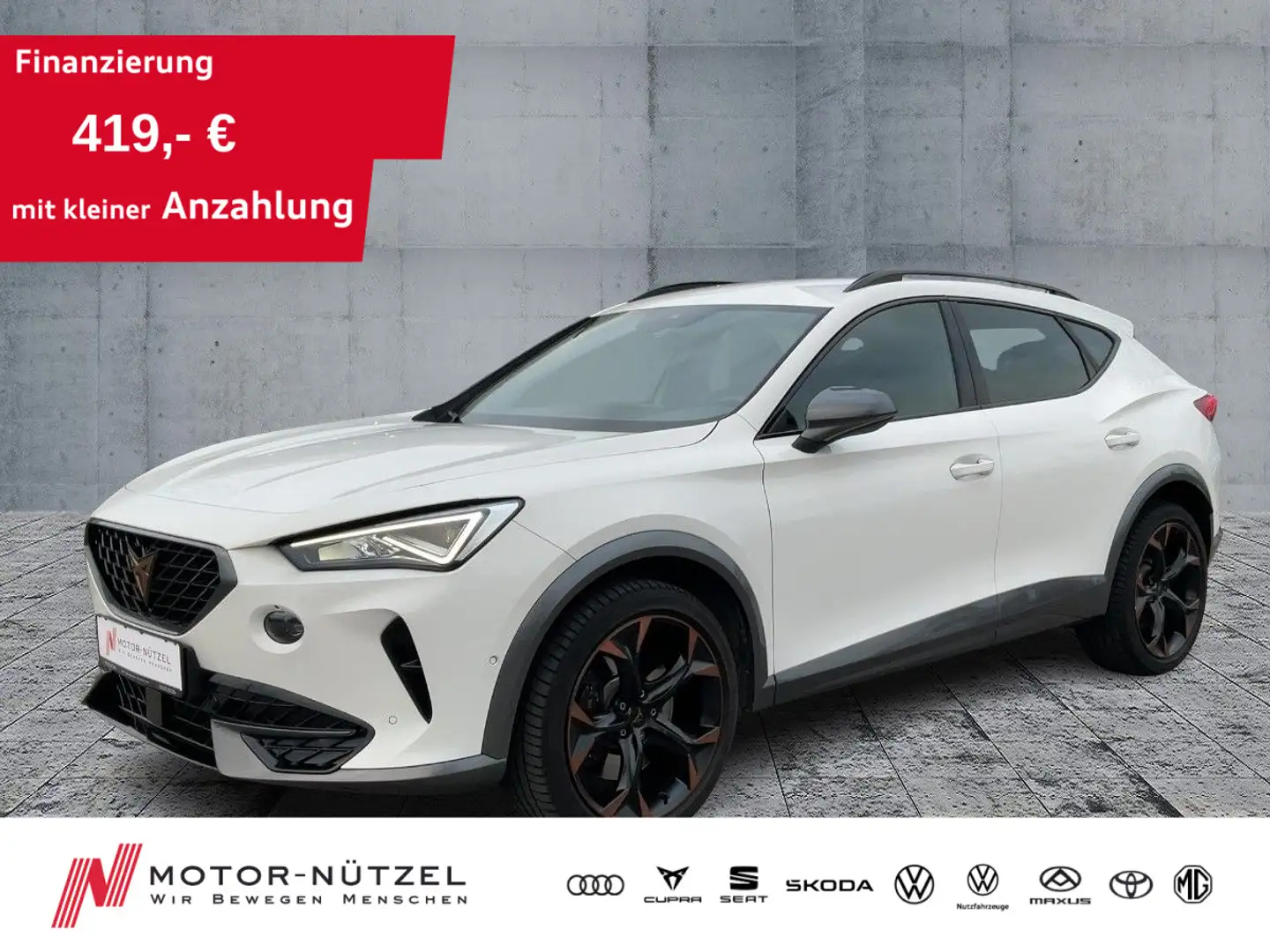 CUPRA Formentor VZ 2.0 TSI DSG LED+NAVI+BEATS+RFK+ACC Weiß - 1