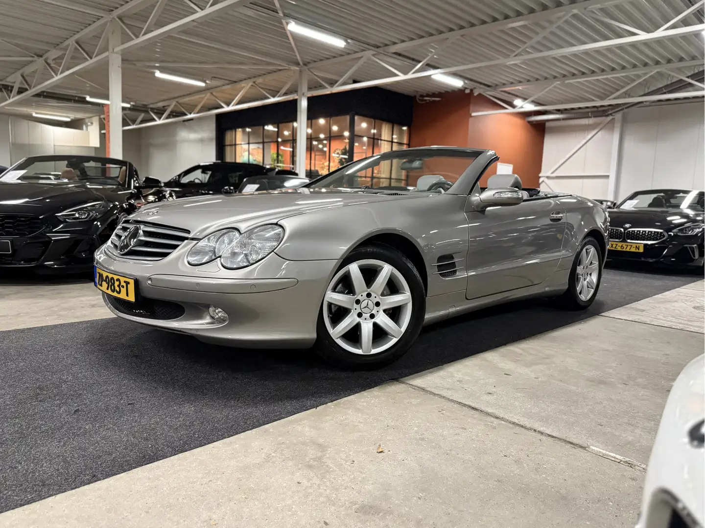 Mercedes-Benz SL 350 3.7 V6 Designo l Bose l Stoelkoeling l Keyless l A Grau - 1