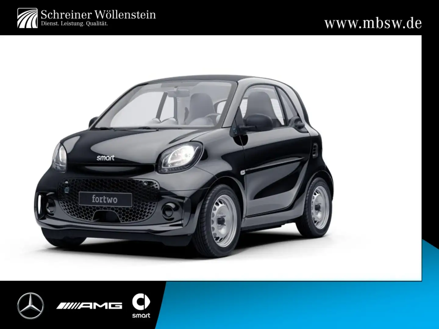 smart forTwo EQ  pure 22kW-Lader Schwarz - 1