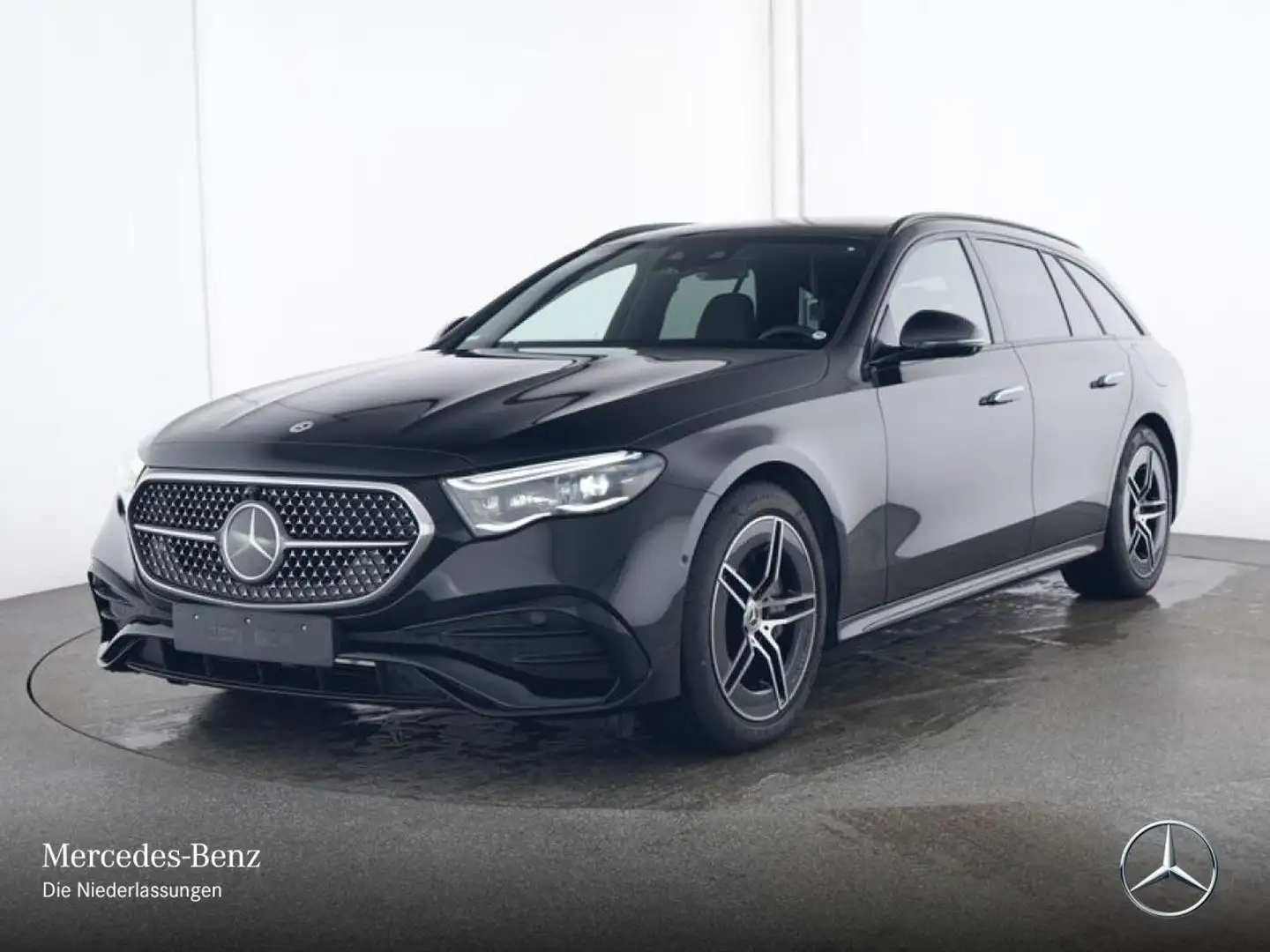 Mercedes-Benz E 300 de T Hybrid AMG Fahrass 360° Pano Burmester Schwarz - 2