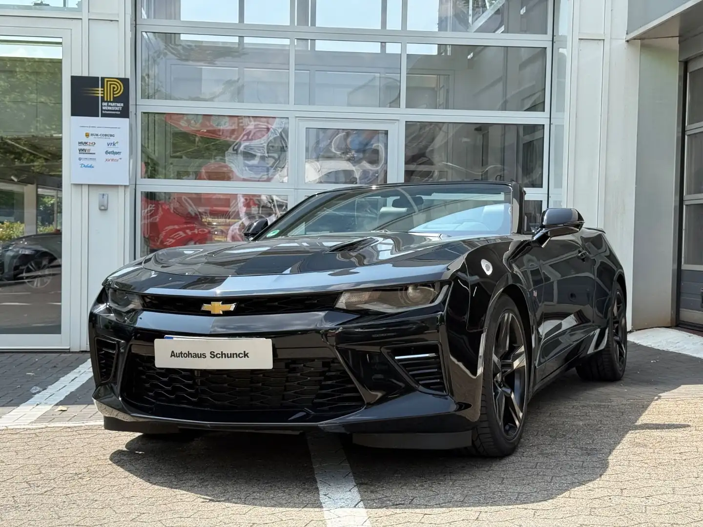 Chevrolet Camaro Cabrio 6.2 V8 KLAPPE/LEDER/SITZKLIMA/CAM Schwarz - 1