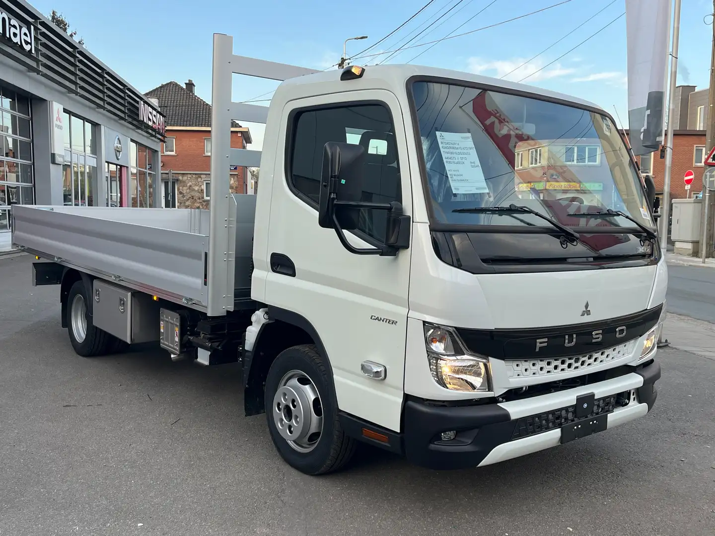 Mitsubishi Canter NEW 3C15 PLATEAU FULL ALUMINIUM PERMIS B Alb - 2
