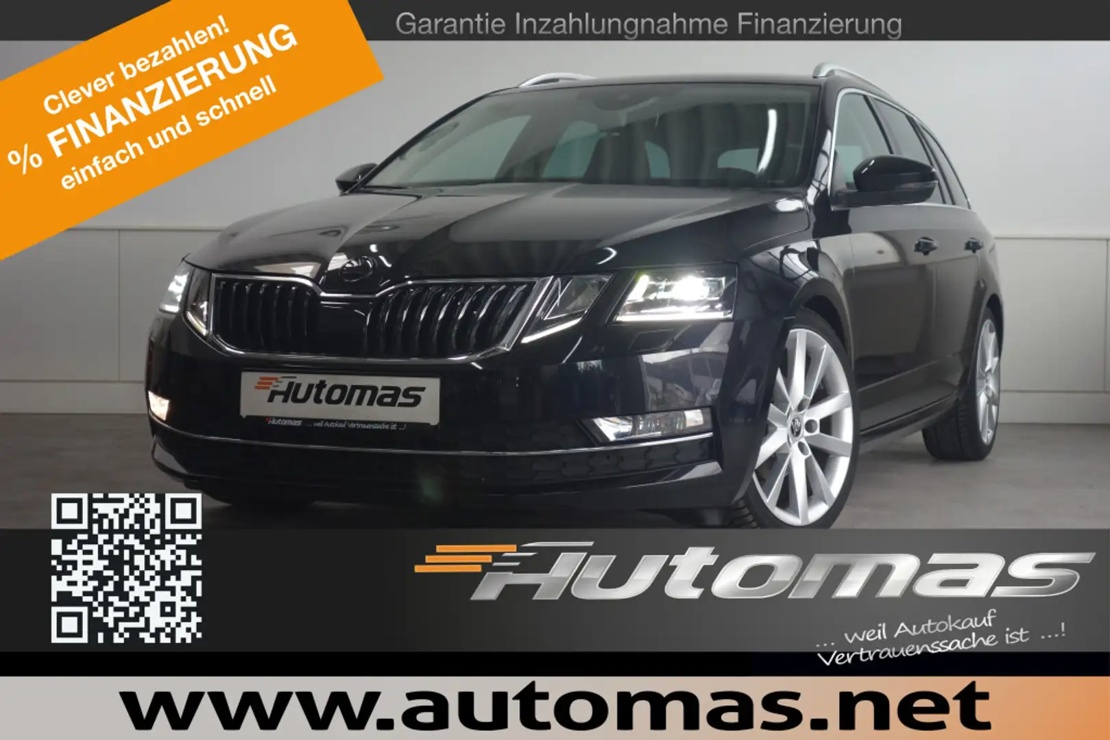 Skoda Octavia Premium Edition Leder R-Cam LED Navi Schwarz - 1