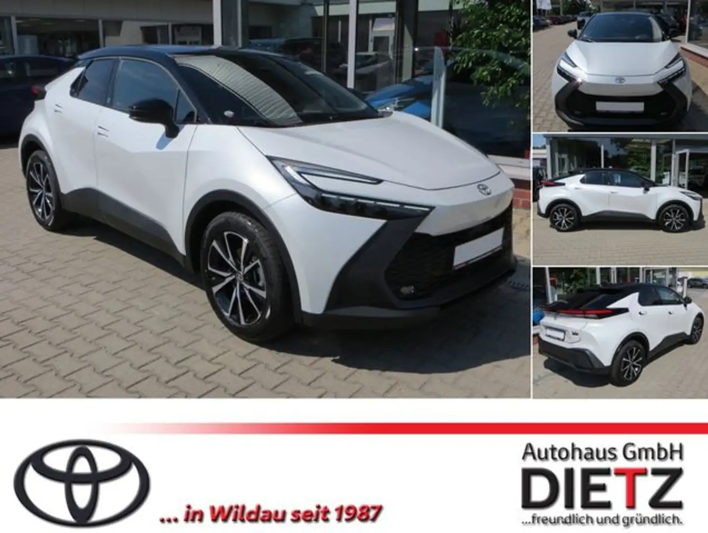 Toyota C-HR 2.0 Hybrid Team D*LED*ACC*NAVI*KAM*TOTW Weiß - 1