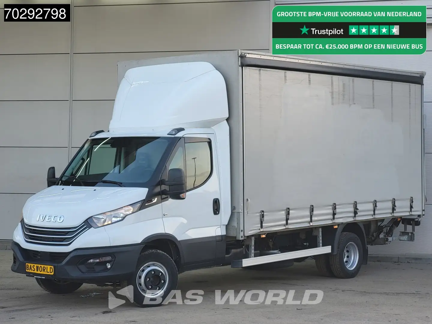 Iveco 60C18 3.0L Automaat Laadklep 180PK Schuifzeilen Ze Білий - 1