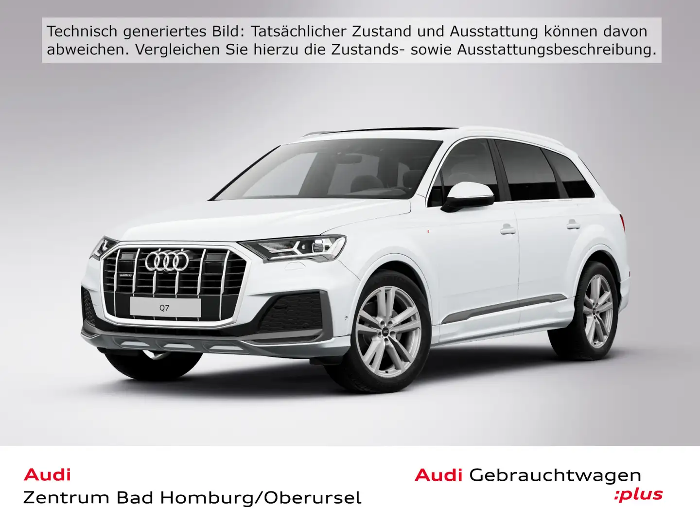Audi Q7 SUV S line 50 TDI quattro*B&O*Pano*Sitzheizun Weiß - 1