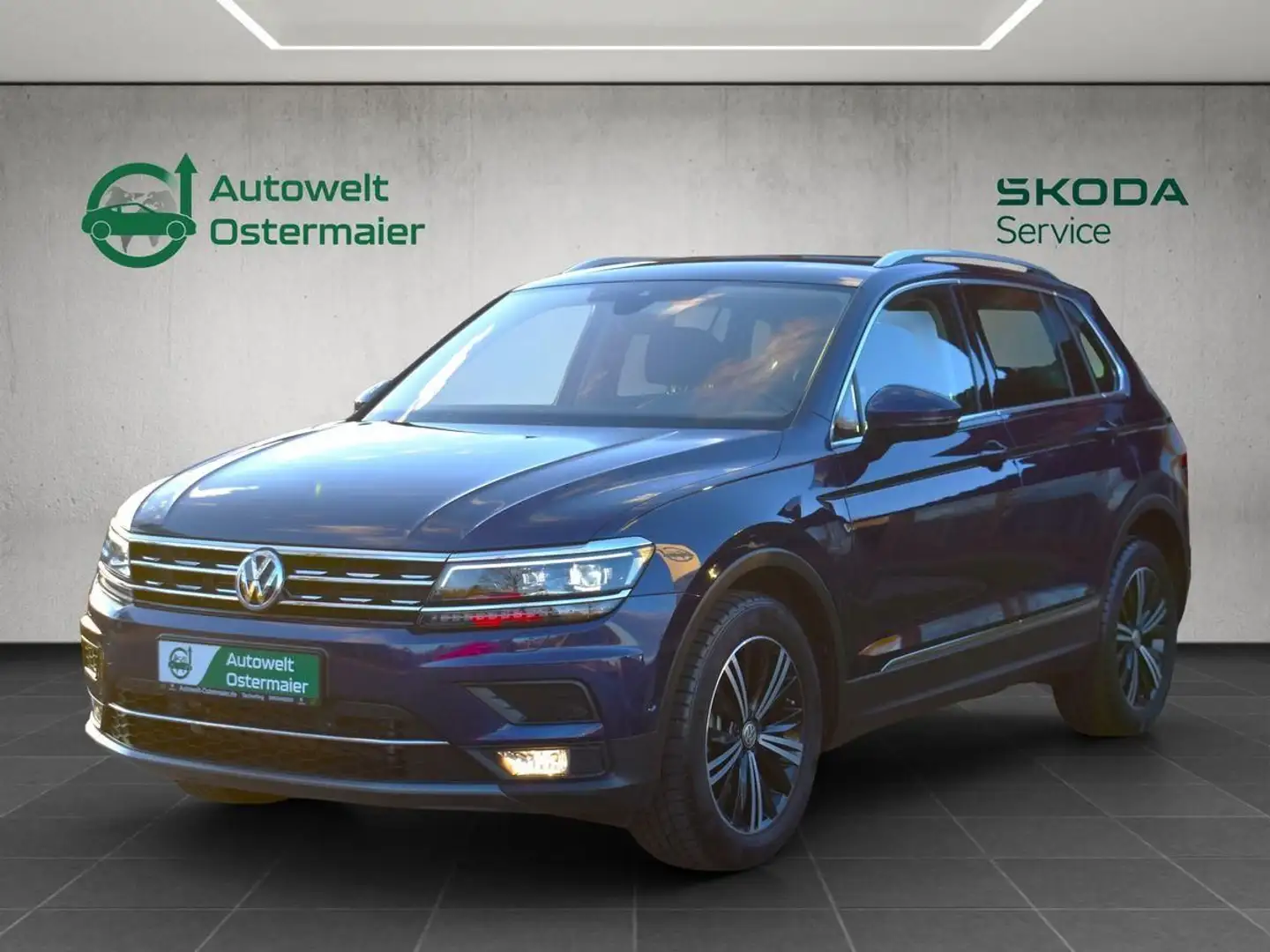 Volkswagen Tiguan 2.0 TSI DSG 4 Motion Highline*Headup*LED* Blau - 1