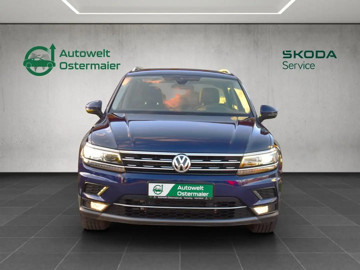 Volkswagen Tiguan 2.0 TSI DSG 4 Motion Highline*Headup*LED* Blau - 2