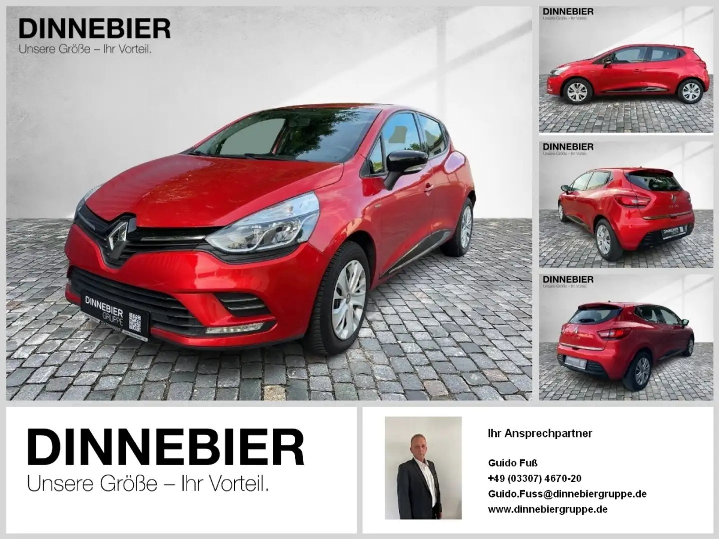 Renault Clio Facelift LM SoundSys Rood - 1
