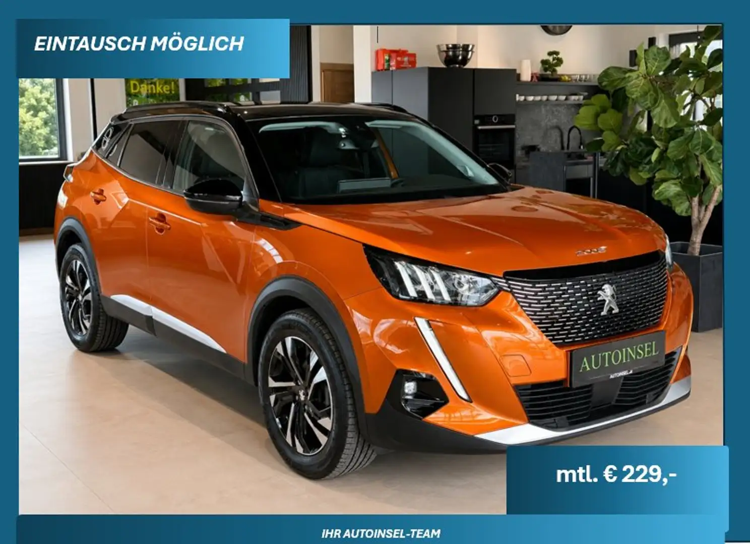 Peugeot 2008 Kamera ACC Active Orange - 1