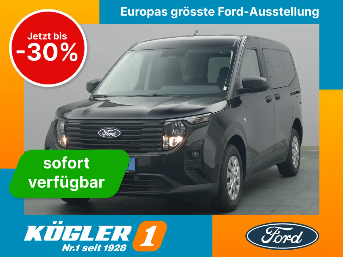 Ford Tourneo Courier Trend 125PS/Winter-P./PDC Noir - 1