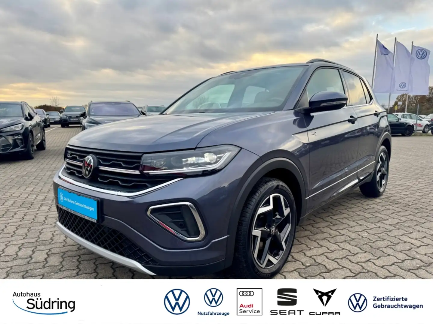 Volkswagen T-Cross R-Line 1.5 TSI DSG AHK Navi IQ.Light Grau - 1
