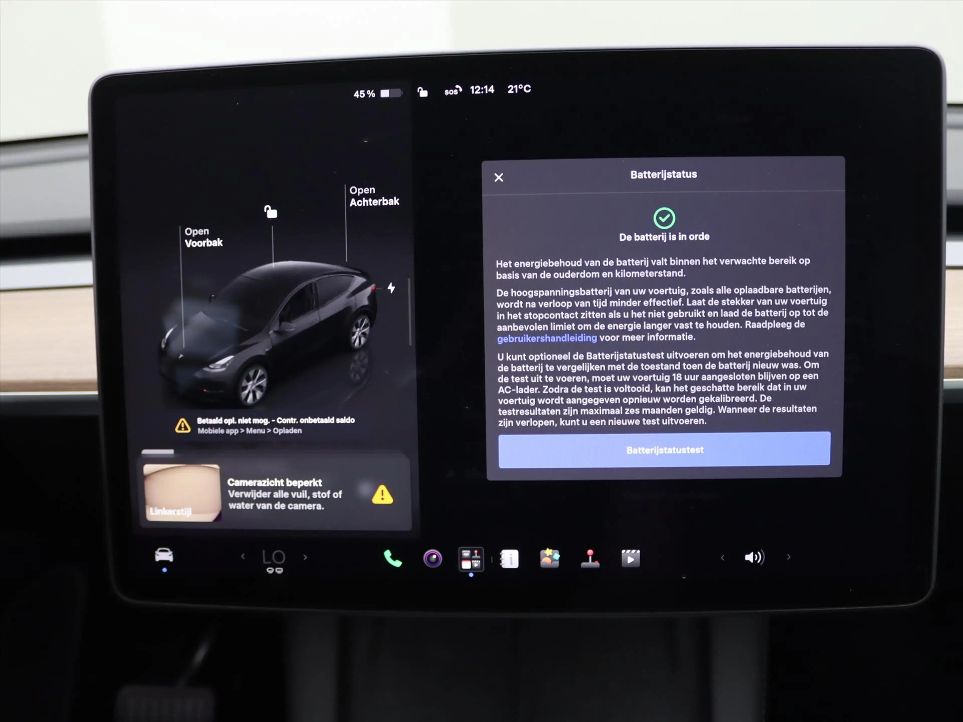 Tesla Model Y Long Range AWD 75kWh 351pk 93.3% SoH [ TREKHAAK+AM — photo 36