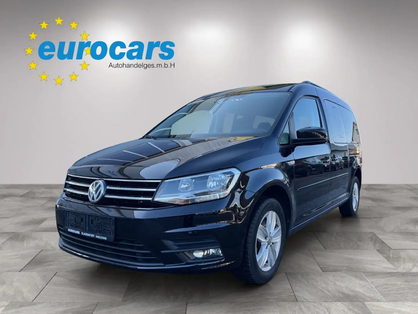Volkswagen Caddy Kombi Maxi Comfortline 2,0 TDI DSG 7-Sitze Schwarz - 1