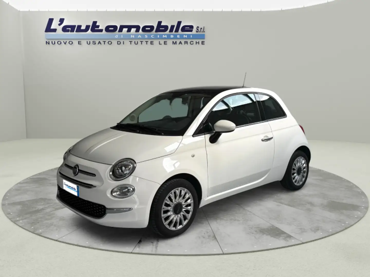 Fiat 500 1.2 Lounge 69cv Bianco - 1