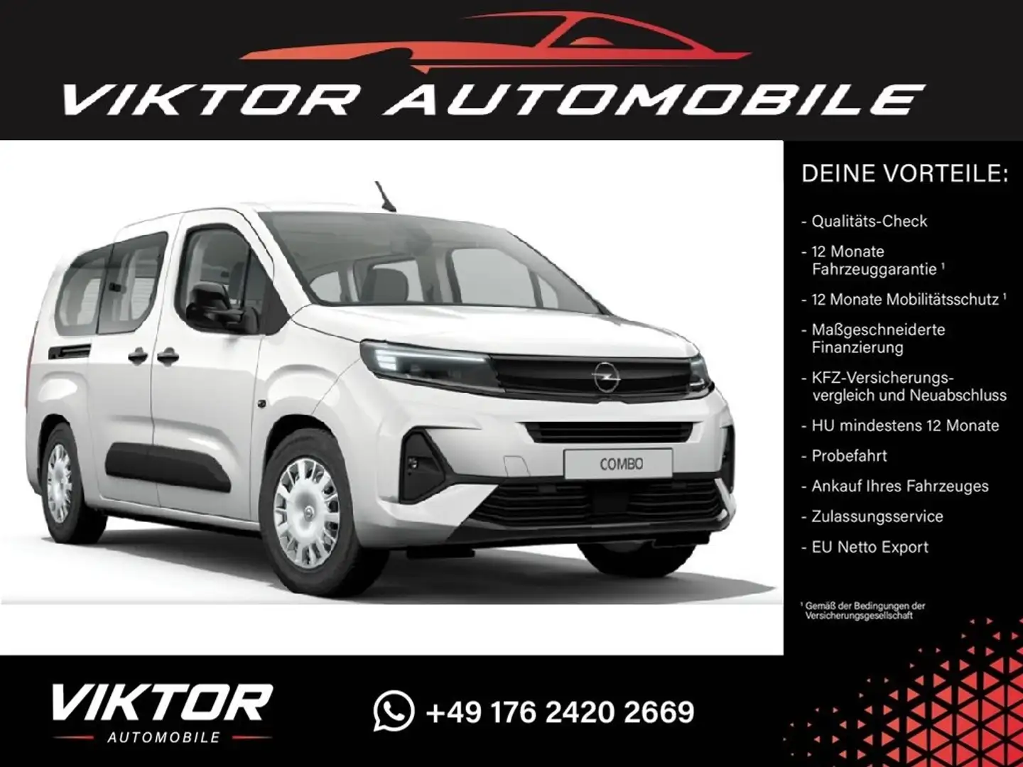 Opel Combo 1.5 Diesel 8-Gang-Automatik XL"Edition" BESTELLUNG Weiß - 1