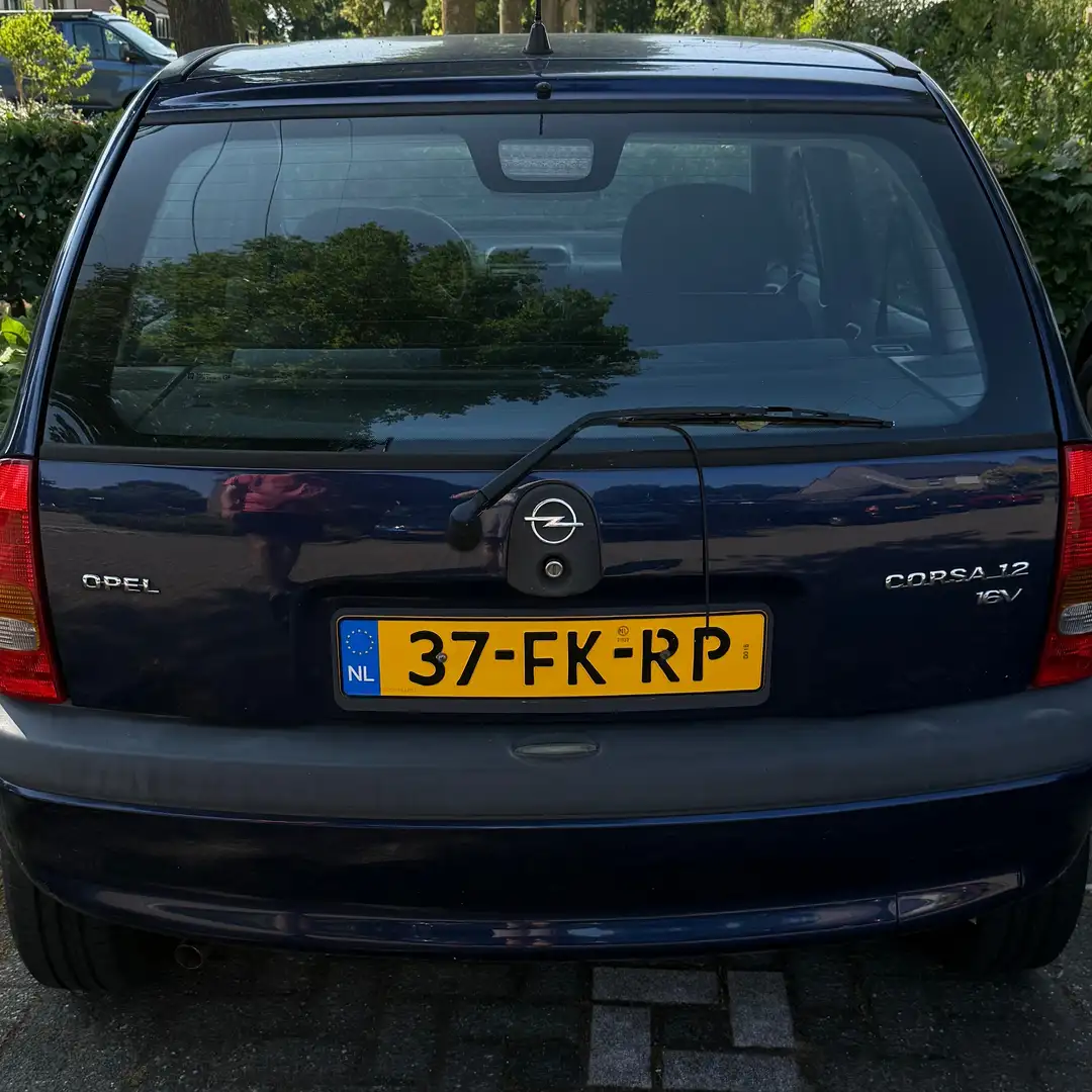 Opel Corsa Corsa 1.2i-16V Onyx Bleu - 1