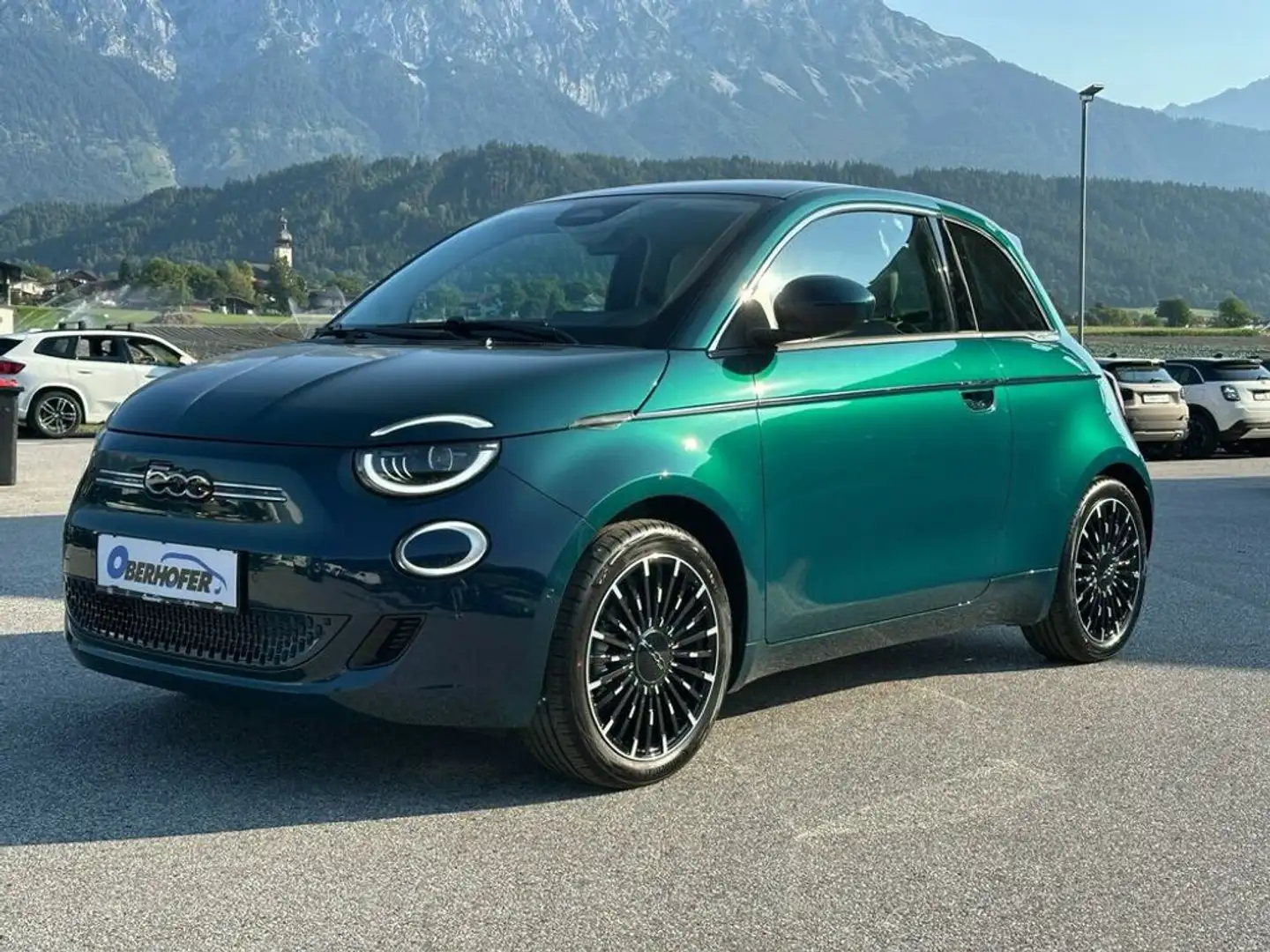 Fiat 500e NEW La Prima Grün - 2