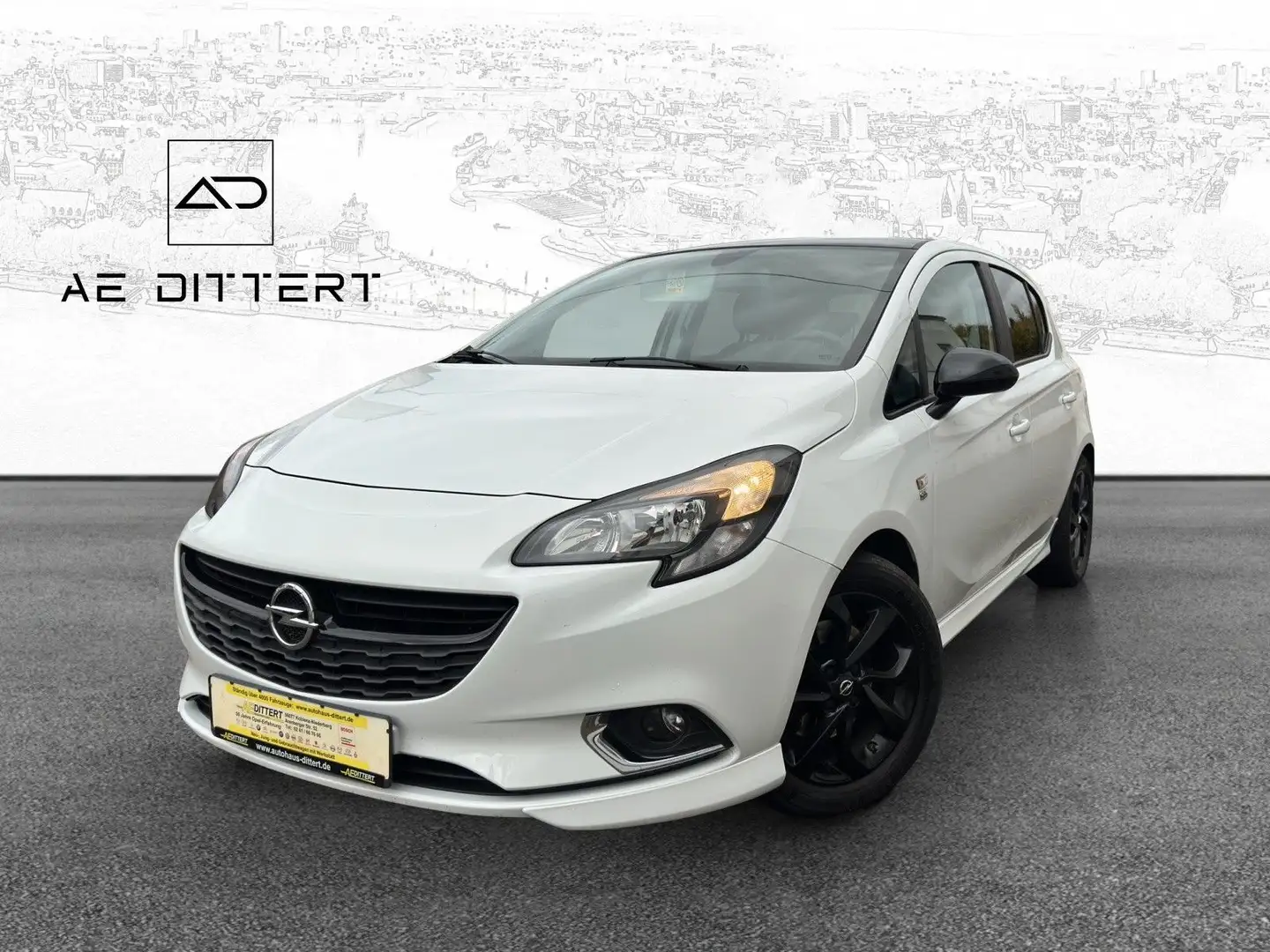 Opel Corsa E Color Edition+OPC-LINE+SHZ+PP+LHZ+NAVI+ Blanc - 1