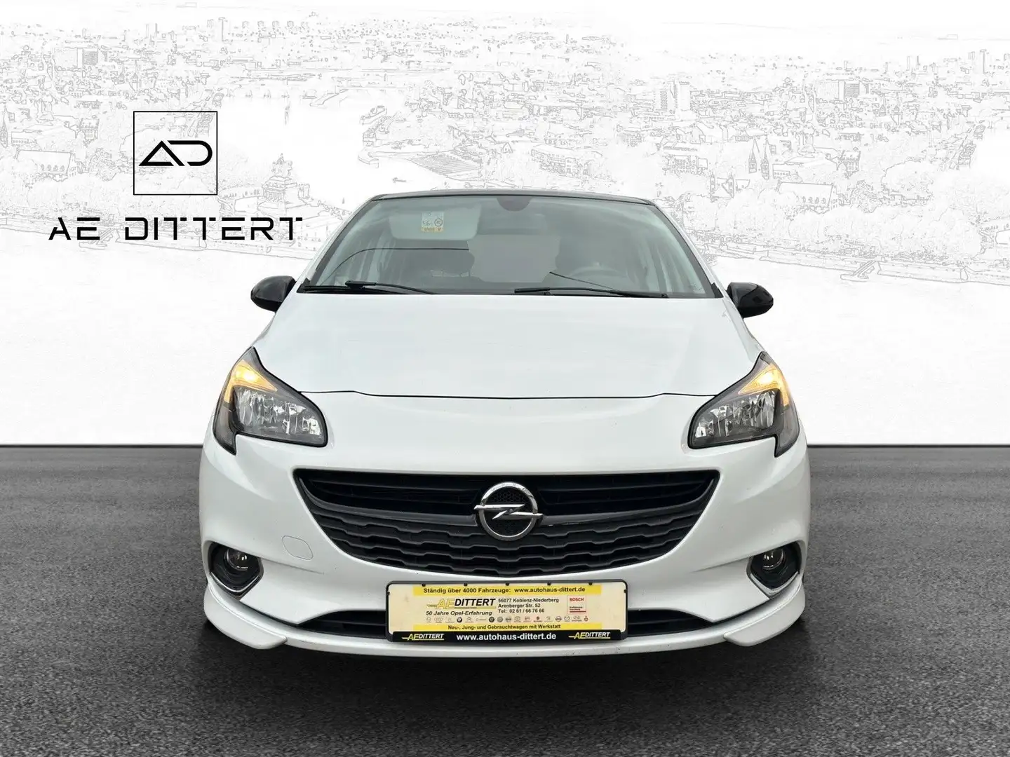 Opel Corsa E Color Edition+OPC-LINE+SHZ+PP+LHZ+NAVI+ Blanc - 2