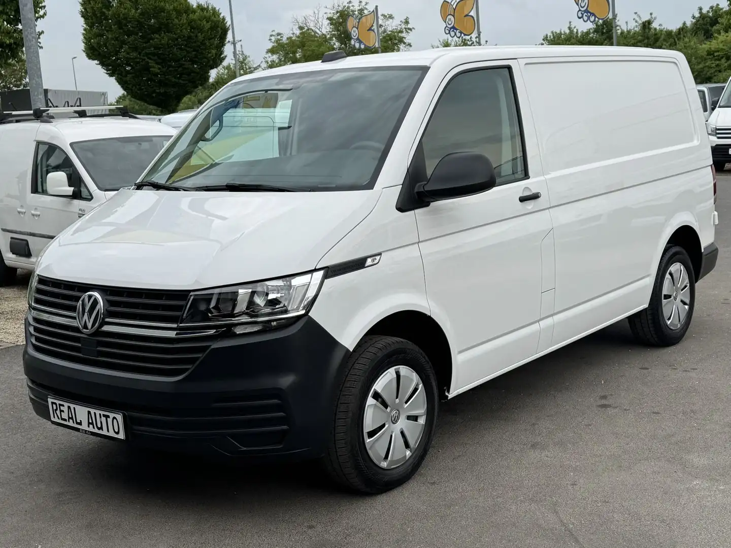 Volkswagen T6 Transporter 6.1 Kasten 2.0TDI Klima*Flügeltür Bílá - 2