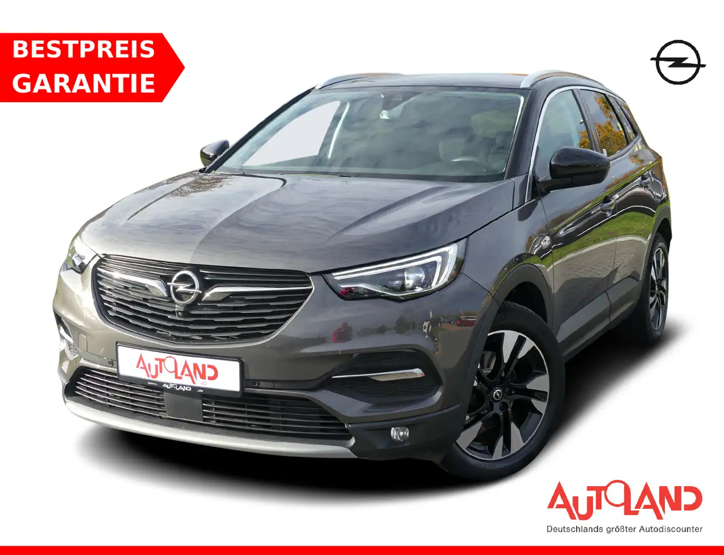 Opel Grandland 1.6 Turbo Ultimate LED Kamera ACC DAB PD Gris - 1