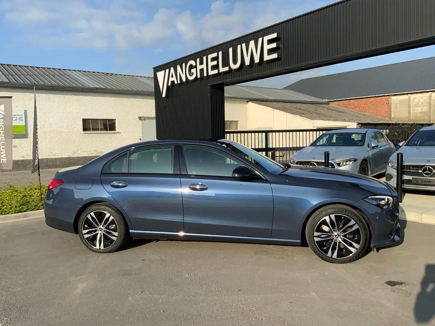 Mercedes-Benz C 300 de 4-Matic Luxury Line distronic night  hybride Bleu - 1