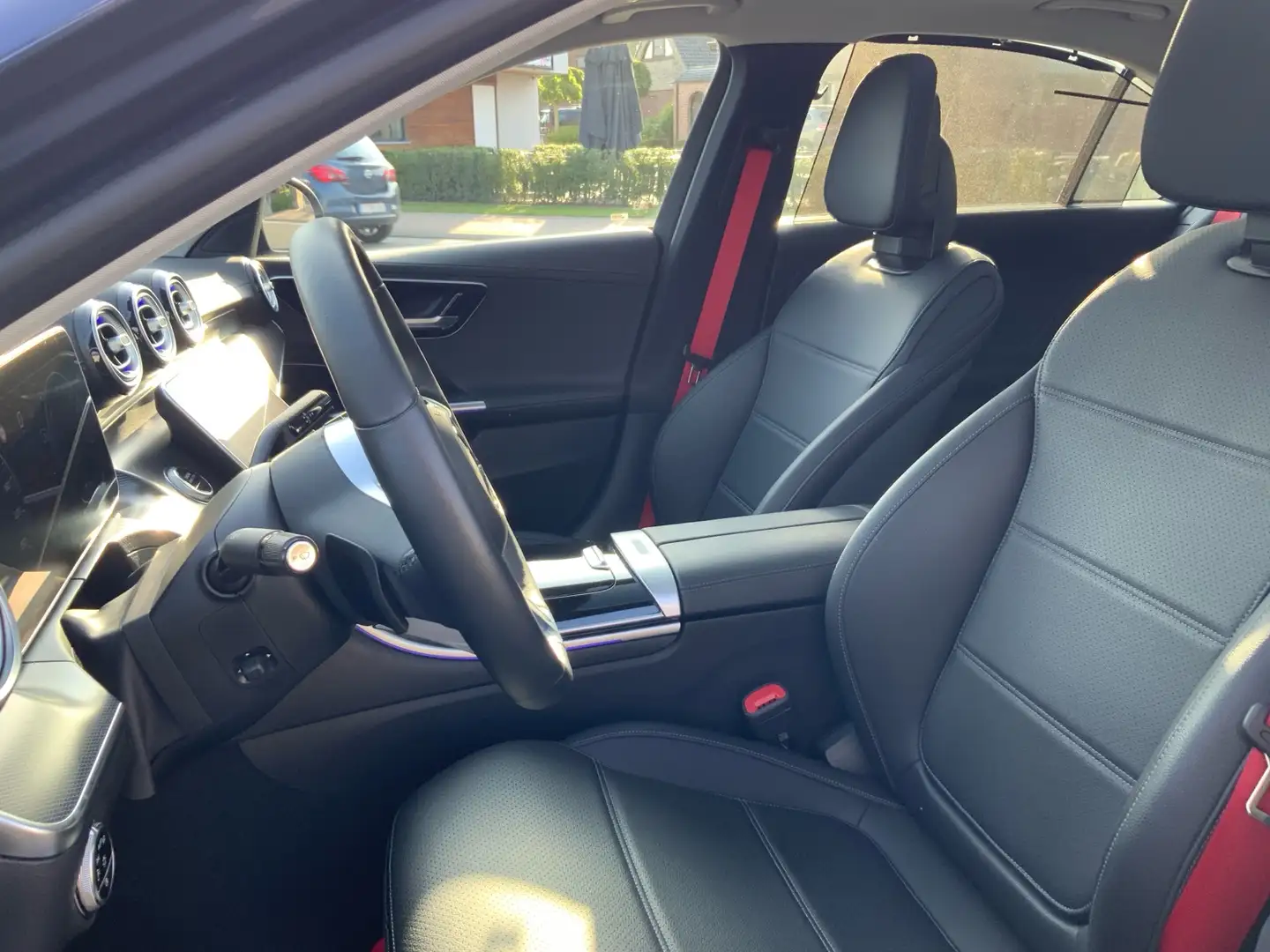Mercedes-Benz C 300 de 4-Matic Luxury Line distronic night  hybride Bleu - 2