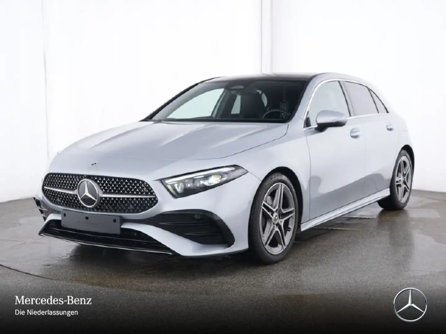 Mercedes-Benz A 180 AMG+PANO+MULTIBEAM+KAMERA+TOTW+KEYLESS+7G Plateado - 2