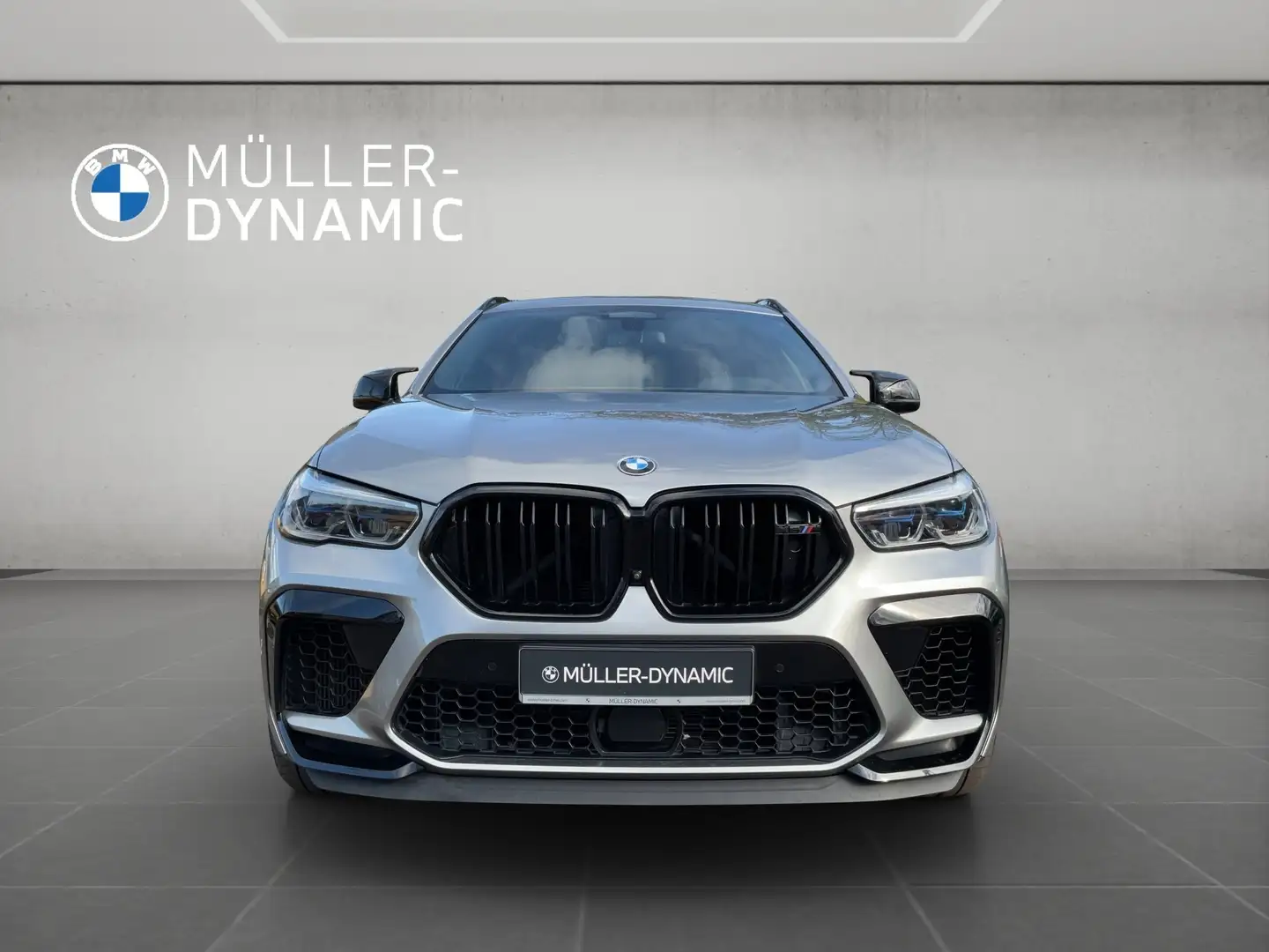 BMW X6 M M Comp Laser Pano Top View AHK Harman Kardon Night Gris - 2
