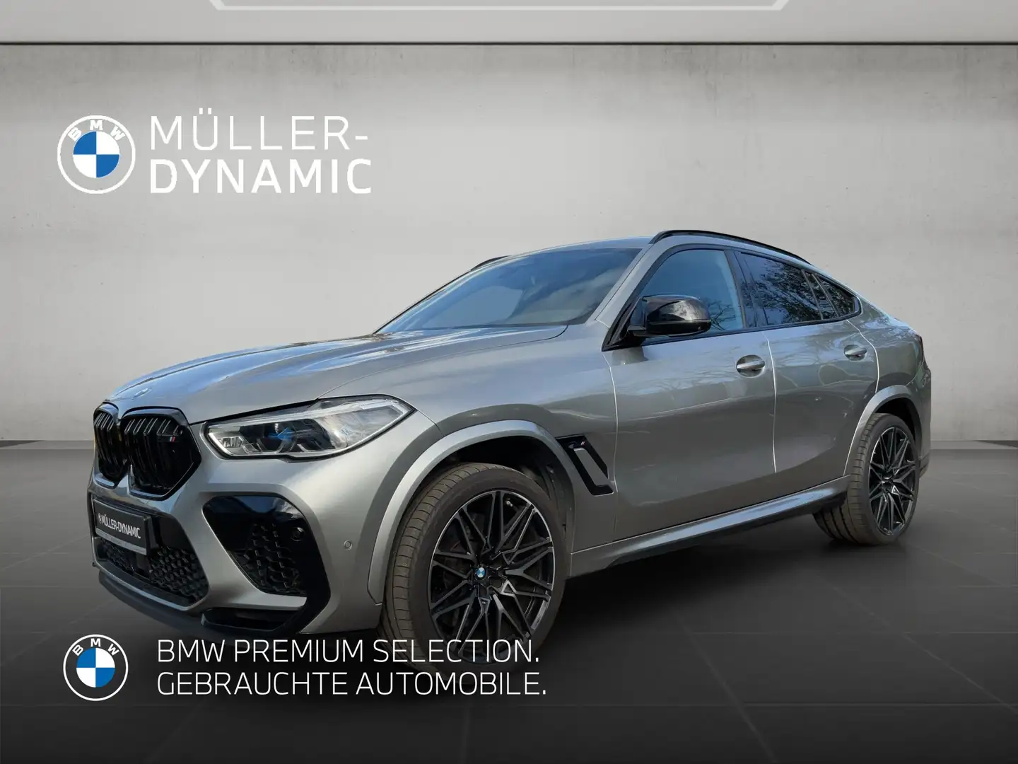 BMW X6 M M Comp Laser Pano Top View AHK Harman Kardon Night Gris - 1