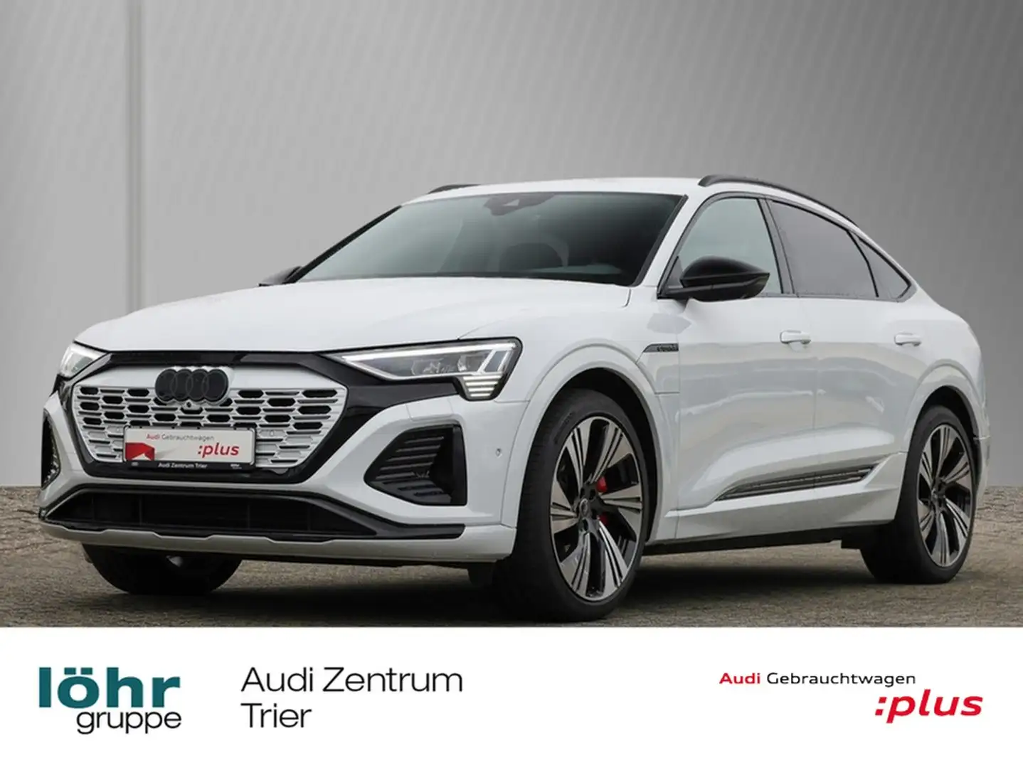Audi Q8 e-tron Sportback 55 quattro S line Sportpaket Weiß - 1